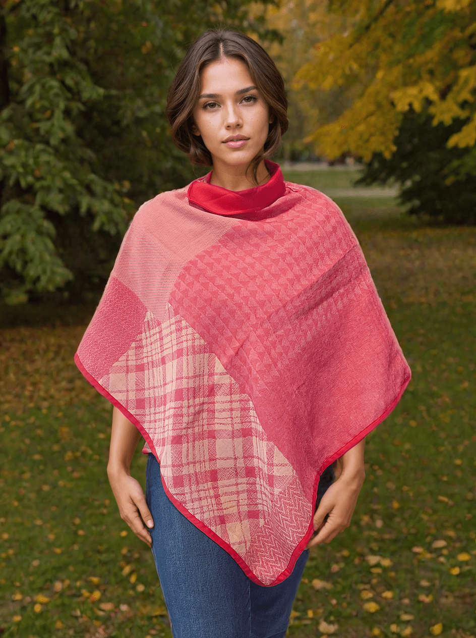 Wrap Yourself in Comfort and Sustainability: The Allure of Wool-Blend Ponchos