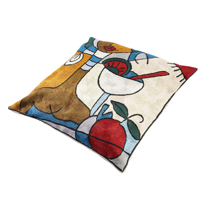 Hand Embroidered Cushion Cover - Picasso