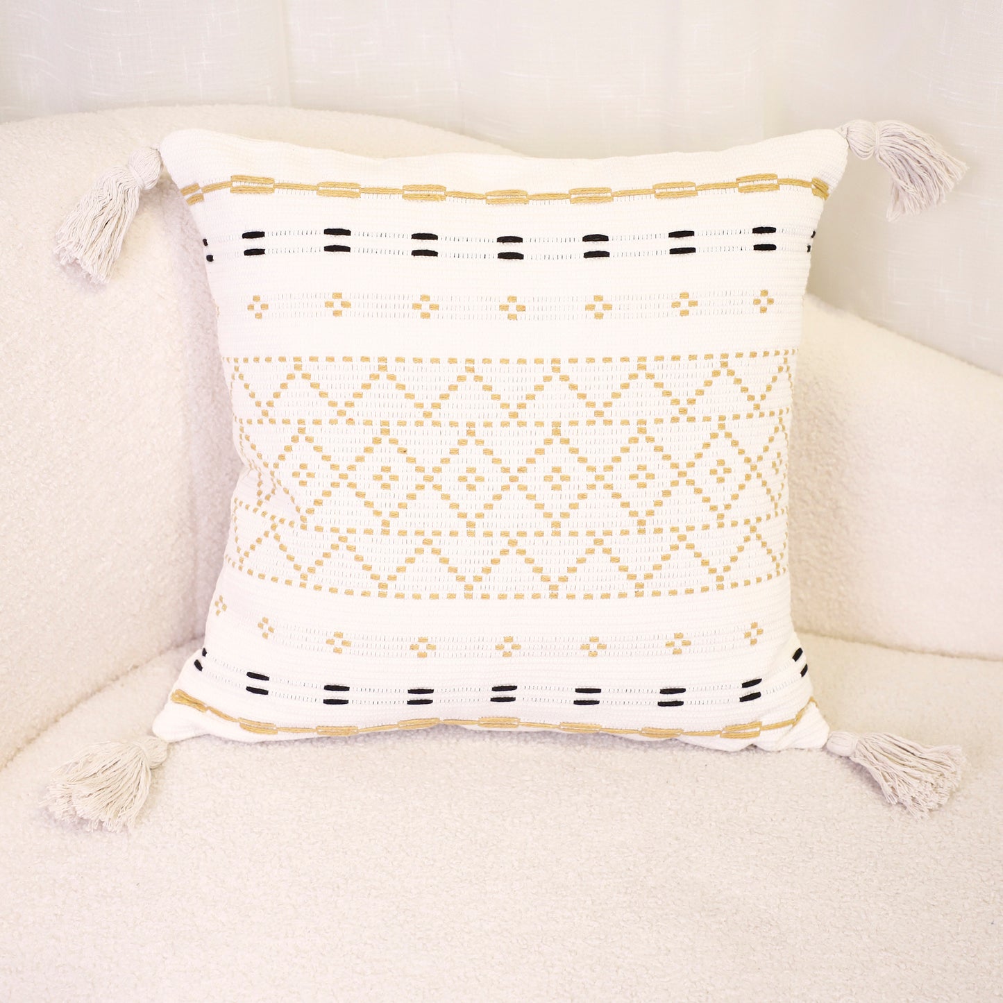 Bohoasis Cushion Cover Yellow