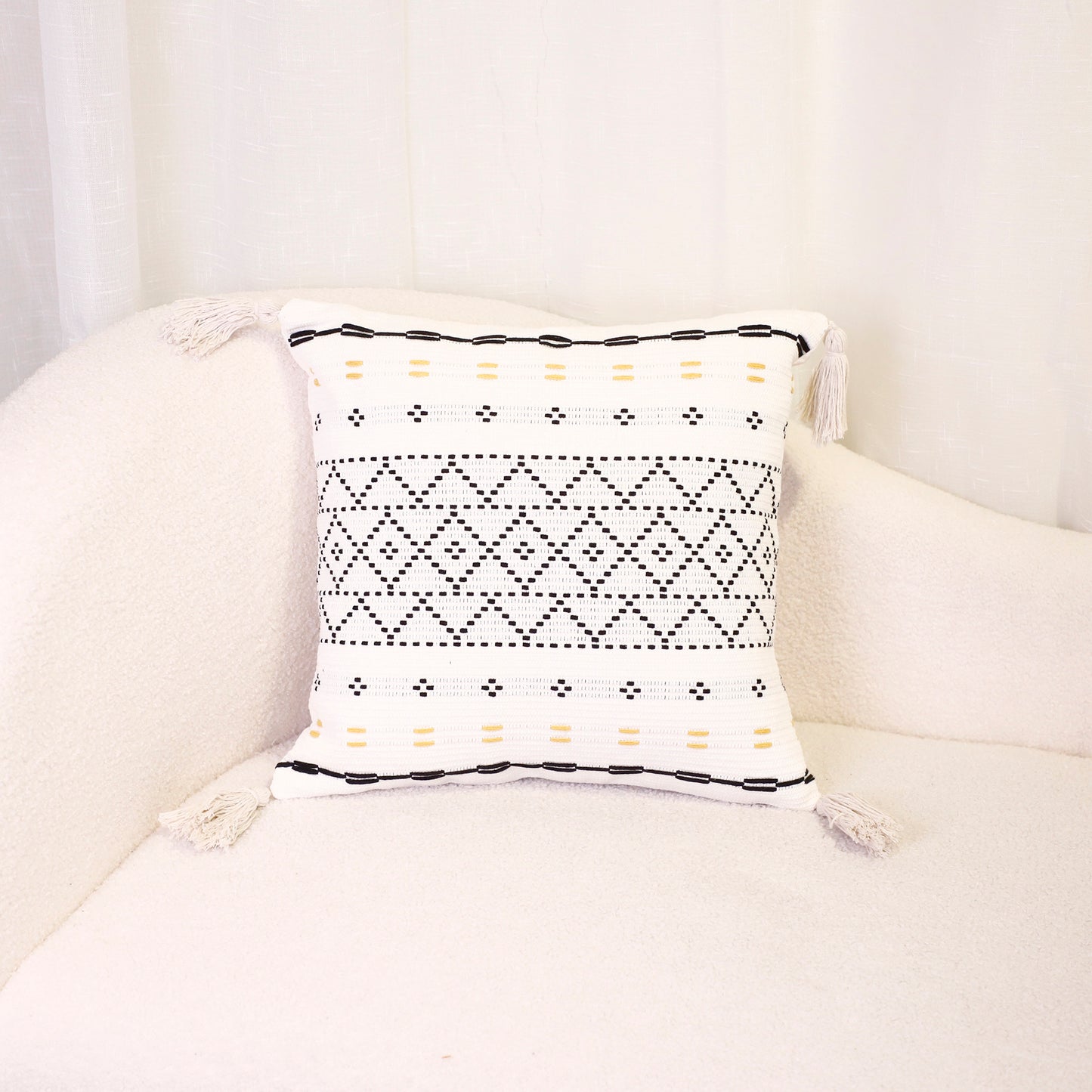 Bohoasis Cushion Cover Black