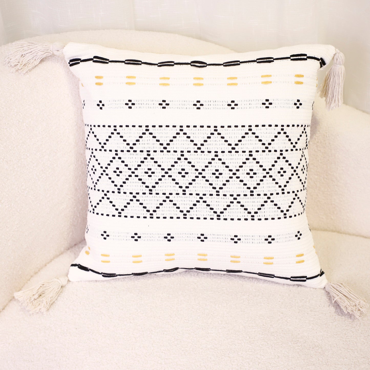 Bohoasis Cushion Cover Black