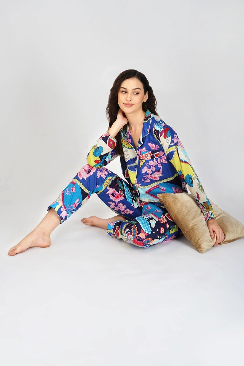 Jolly Petal Cotton PJ's Set