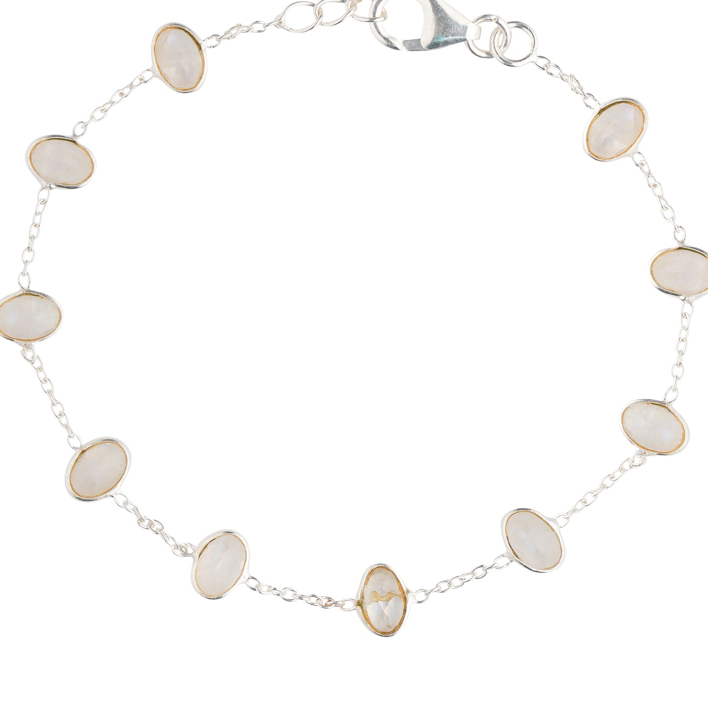 925 Sterling Silver Bracelet - Mix Gem Stone