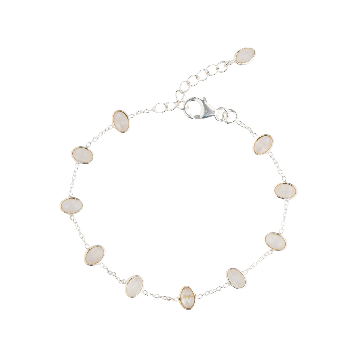 925 Sterling Silver Bracelet - Mix Gem Stone