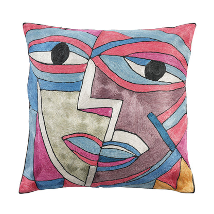 Hand Embroidered Cushion Cover - Picasso