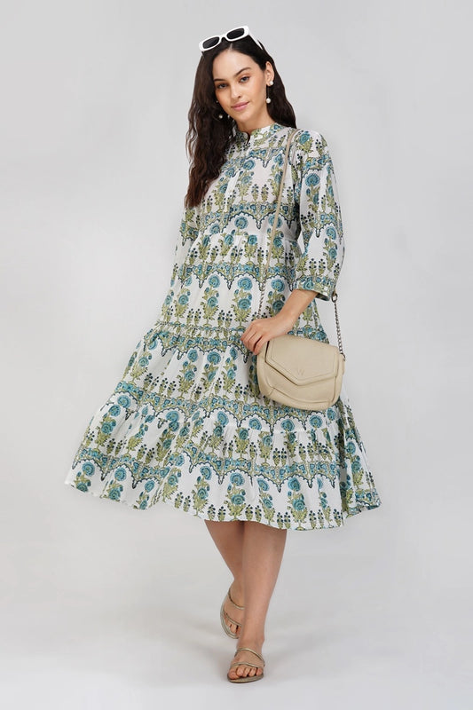 Whimsy Midi Cotton Dress