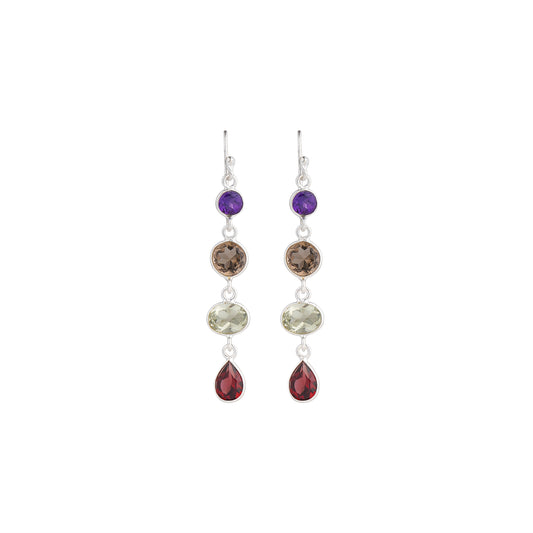 925 Sterling Silver Earrings - Semi Precious Stones