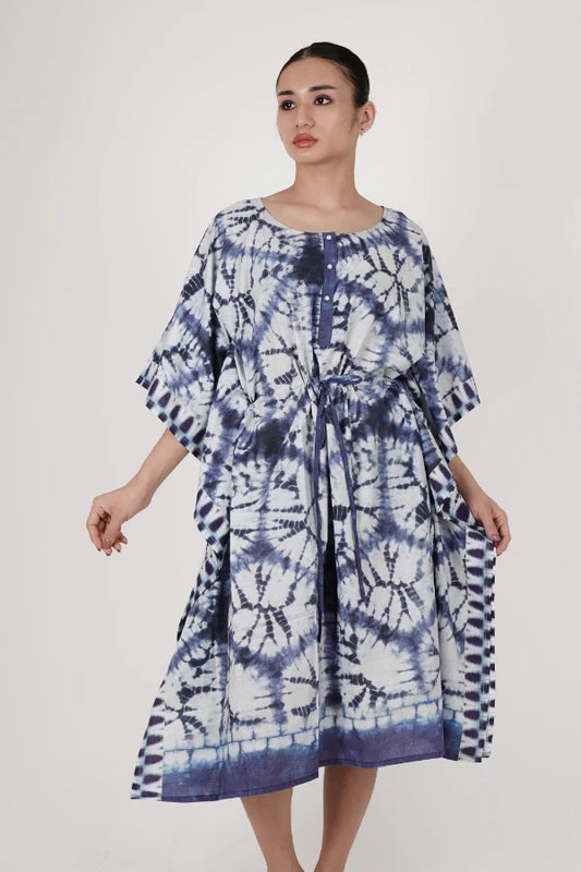 Indigo Kaftan in Blue