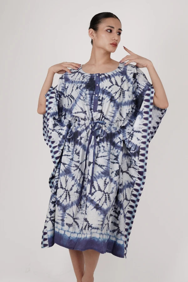 Indigo Kaftan in Blue