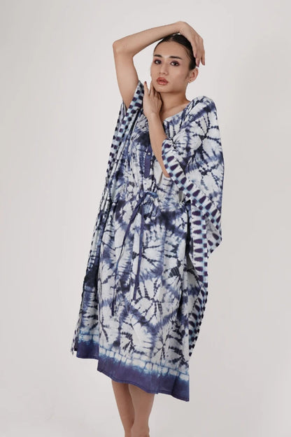 Indigo Kaftan in Blue