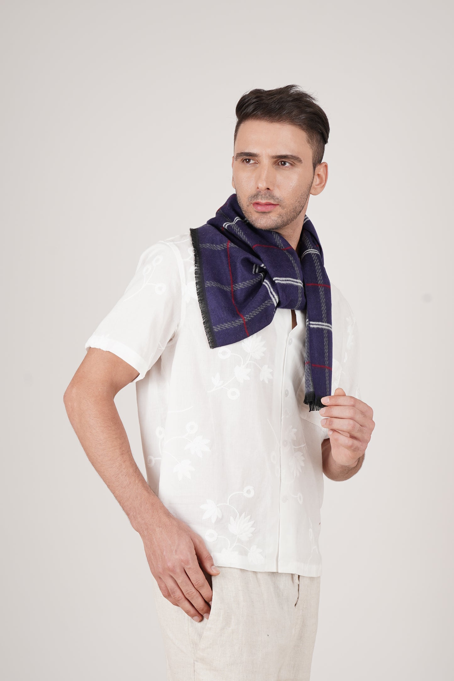 Casually Professional Wool Blend Scarf - Unisex Scarf