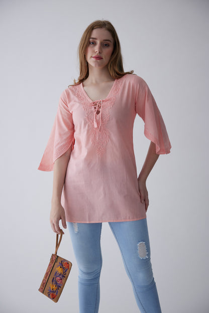 Tinker Cotton bell sleeves top