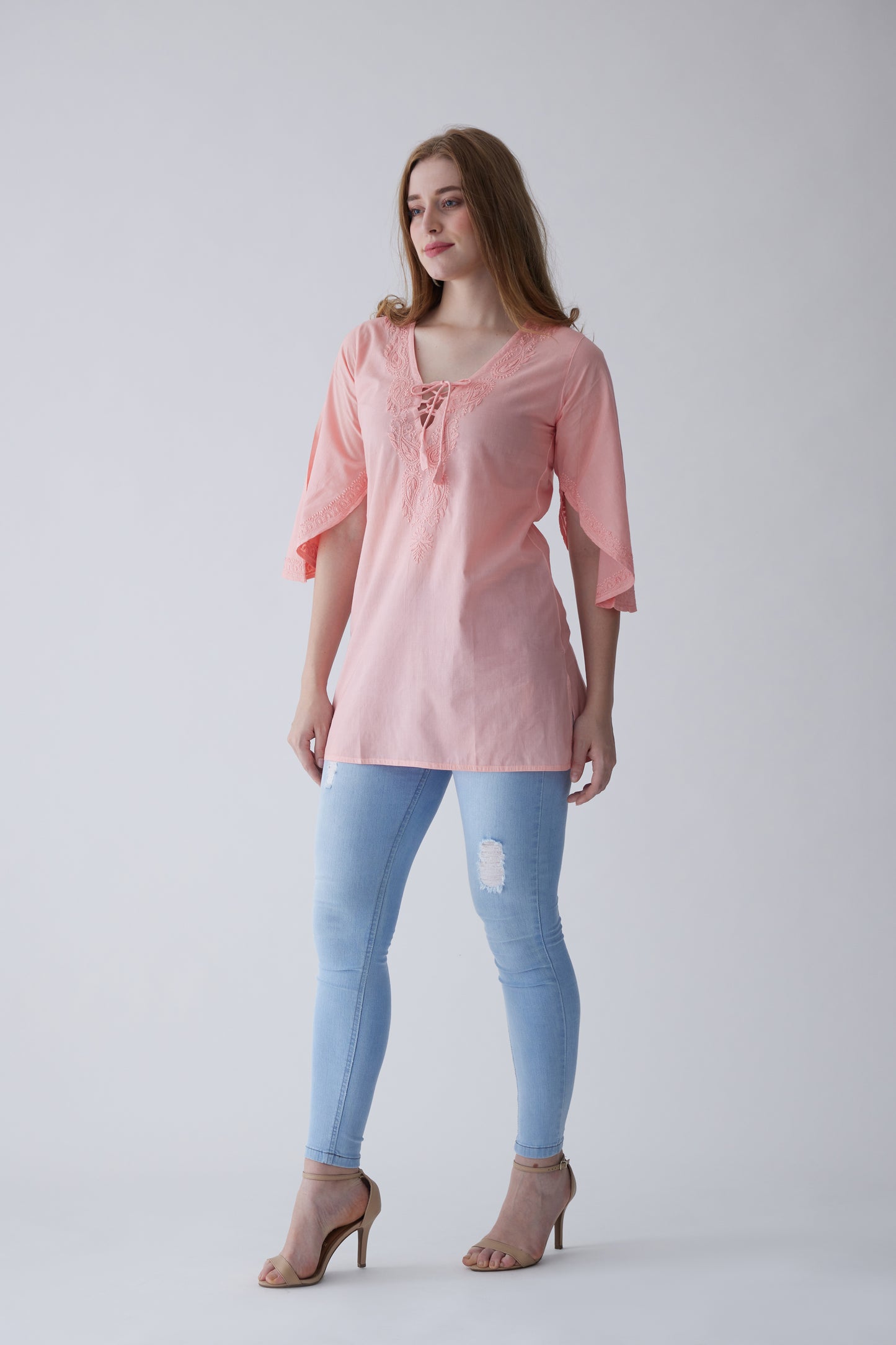 Tinker Cotton bell sleeves top