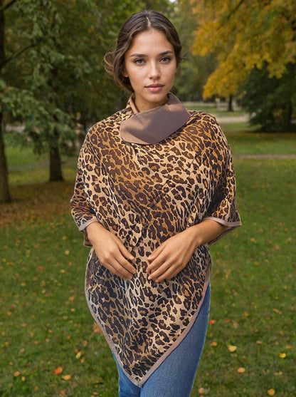 Leppy wool blend Poncho