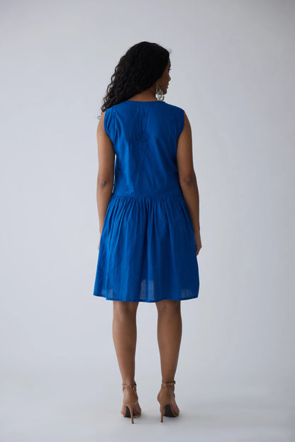 Ariel Cotton round neck dress