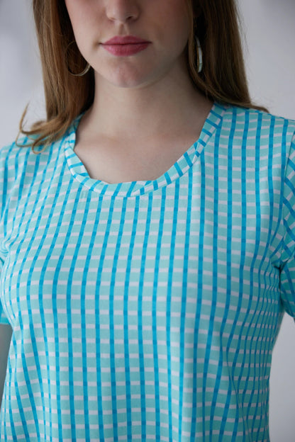 Miku Supima Cotton Top - Checks