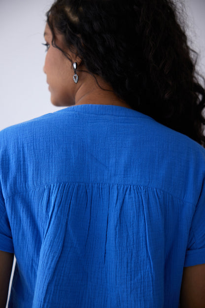 Atlanta Cotton Top - Blue